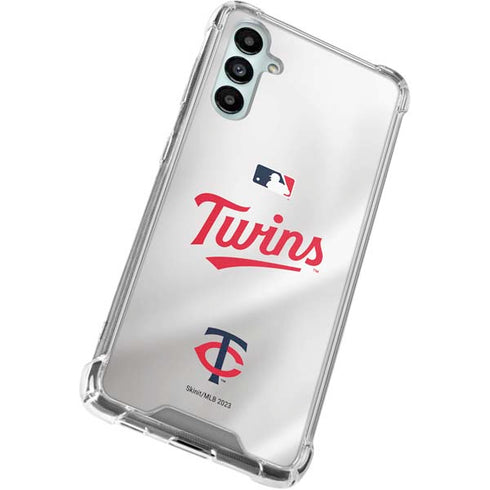 MLB Minnesota Twins Home Jersey Galaxy A15 5G Clear Case
